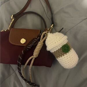 Starbucks Inspired Crotchet Bag Charm
